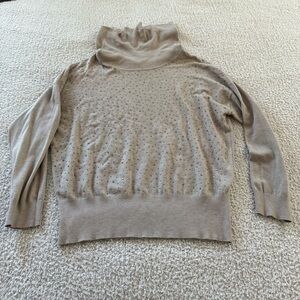 Chic Beige Turtleneck Sweater